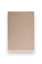 Beige Classic Lightweight Woven Cashmere Scarf