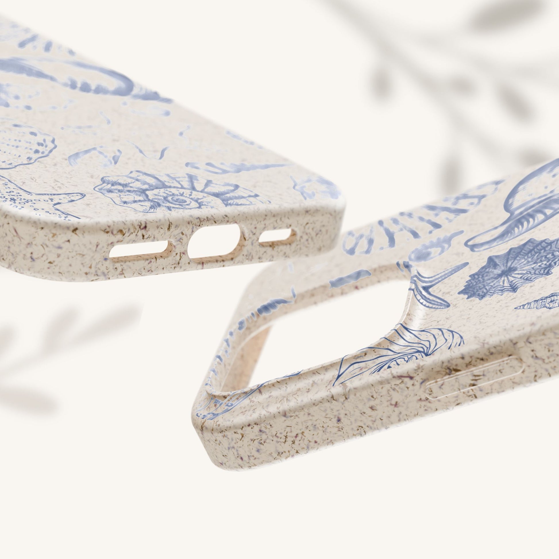 Eco-Friendly Phone Case, Plant based, Biodegradable Case, Shell Design for beach lovers - The Peony Haus
