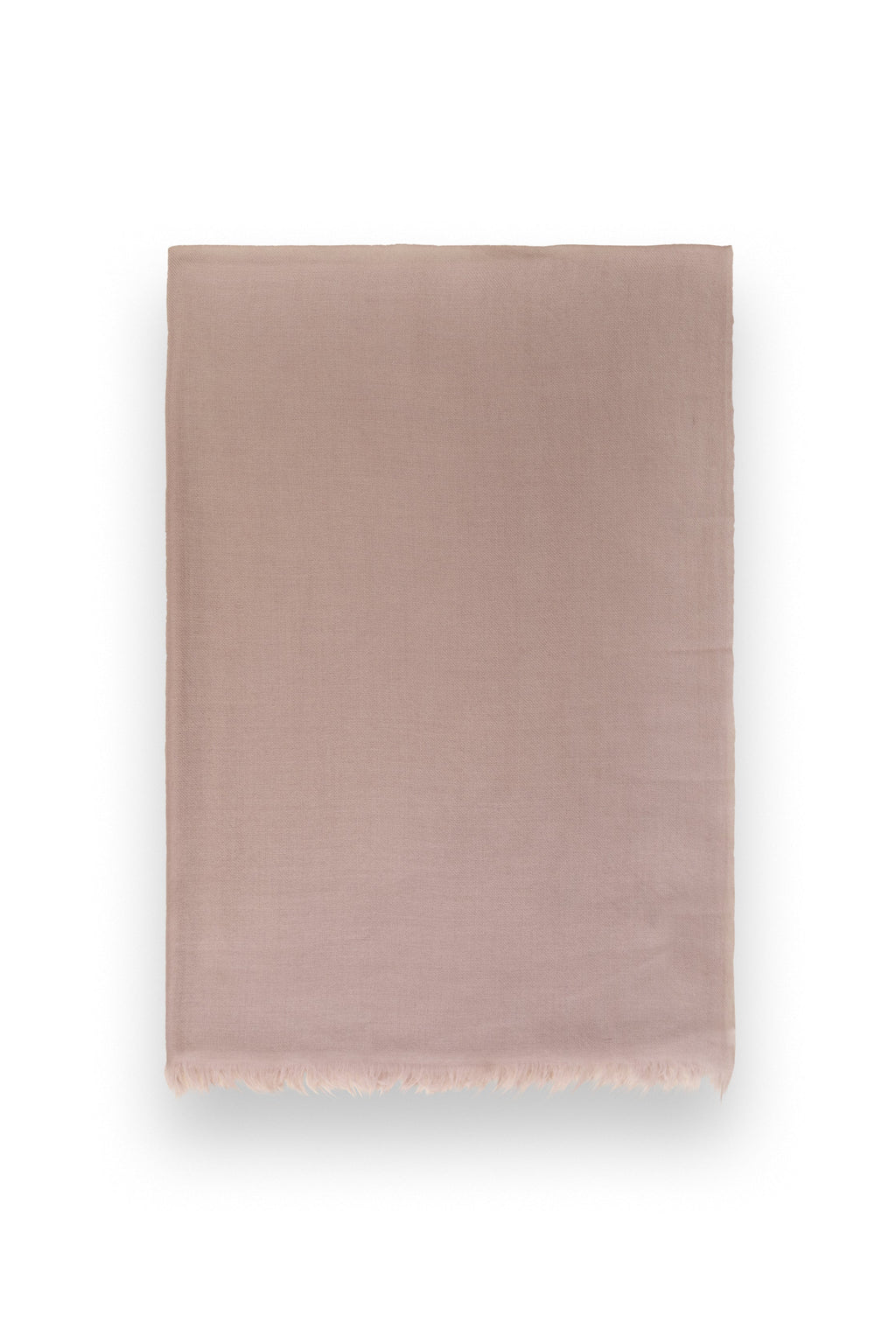 Beige Classic Lightweight Woven Cashmere Scarf