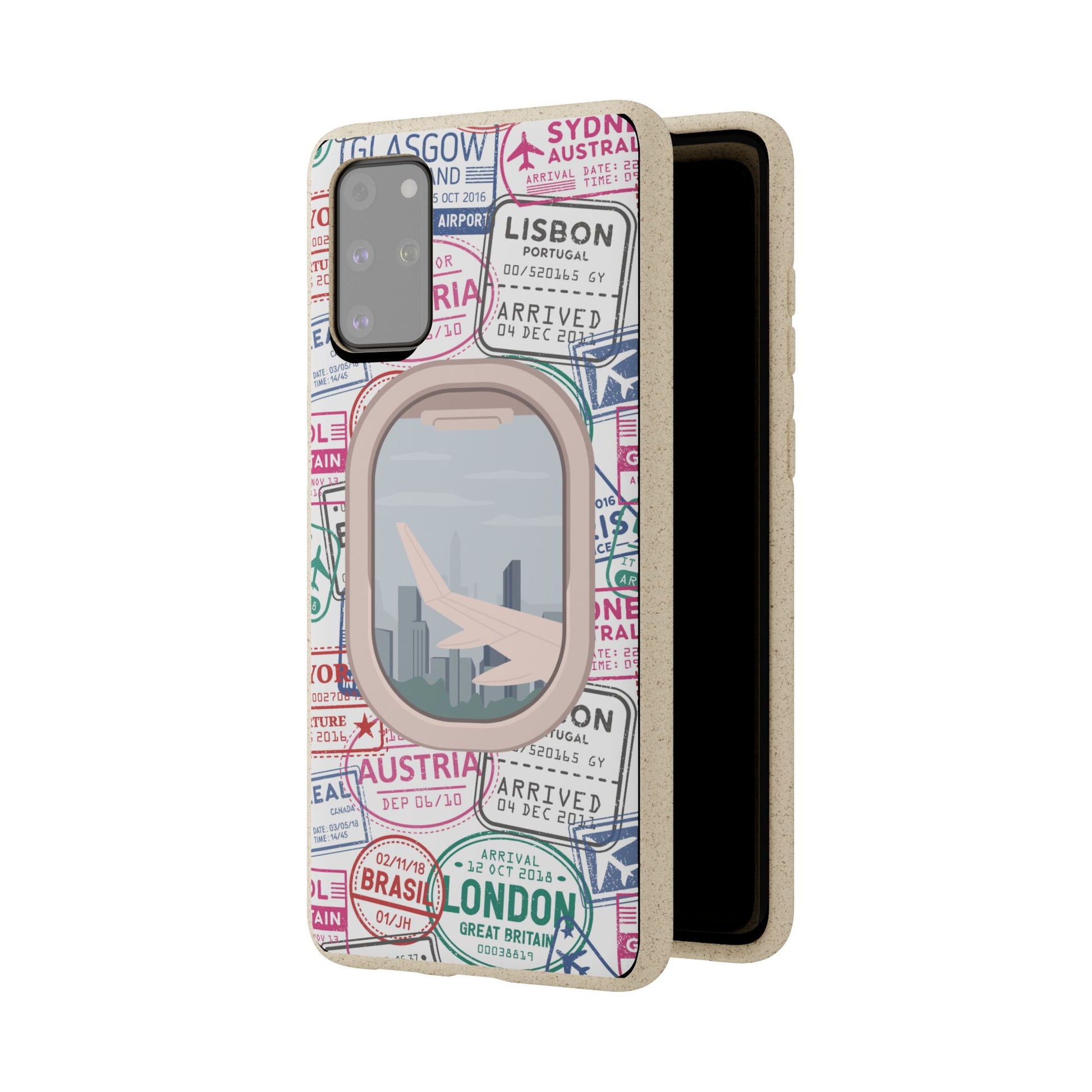 Plant-based, biodegradable phone case - Jet Setter - The Peony Haus