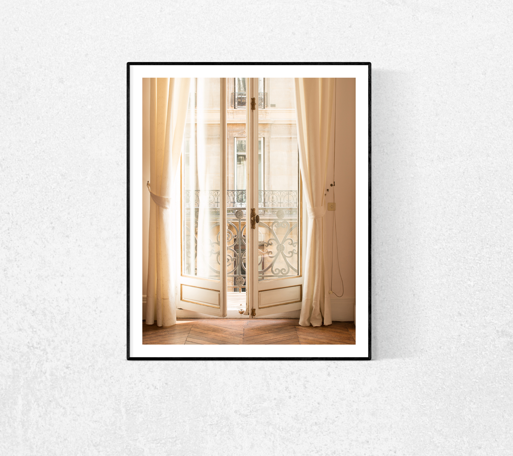 Afternoon light in the Paris Apartment Print