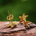 Golden Lily Stud
