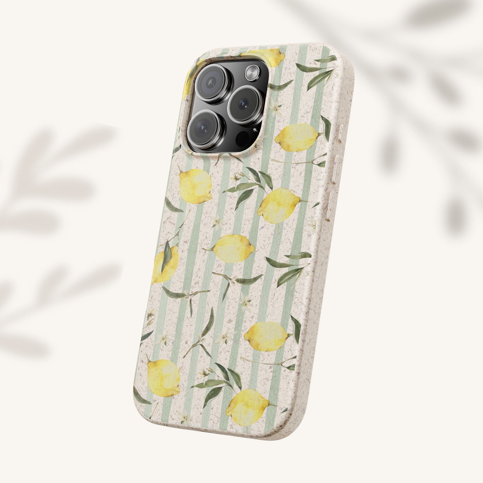 Plant based, biodegradable phone case - When life gives you lemons