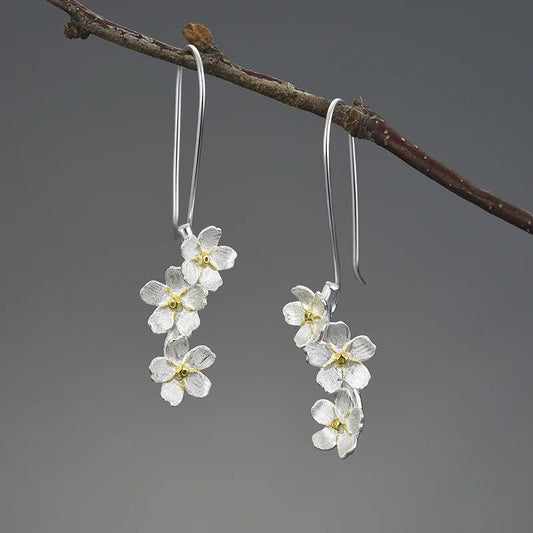 Forget Me Not Drop Earrings