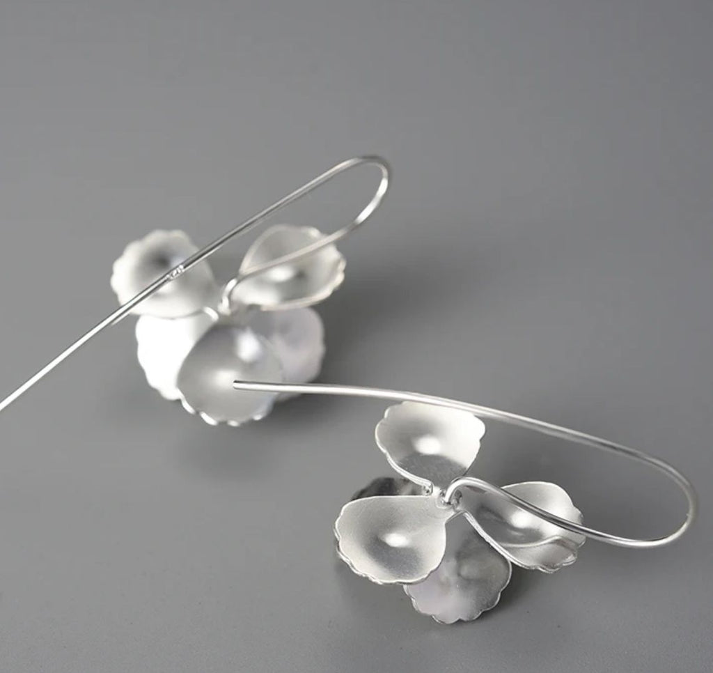 Pansies Earrings