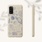 Eco-Friendly Phone Case, Plant based, Biodegradable Case, Shell Design for beach lovers