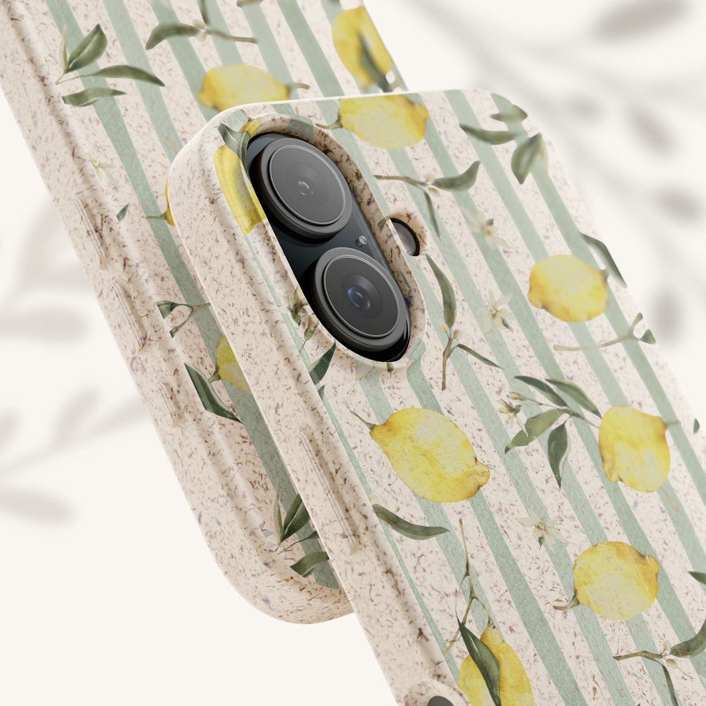 Plant based, biodegradable phone case - When life gives you lemons