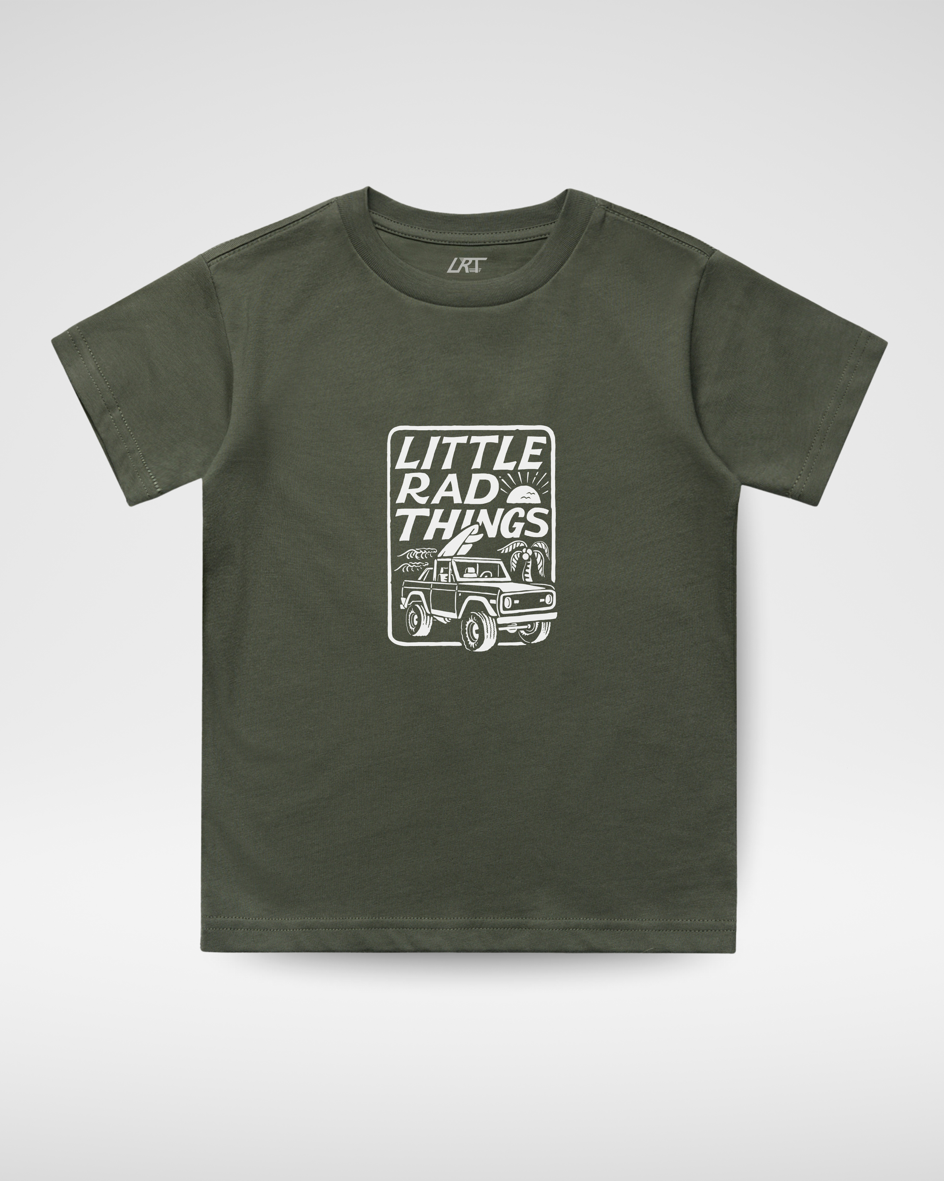 THE BRONCO LITTLE RAD THINGS TEE - OLIVE