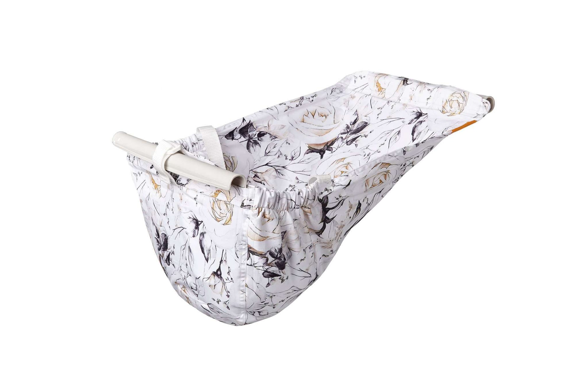 Baby Shopping Cart Hammock | Coming Up Roses Beautiful Floral Print - 97% cotton