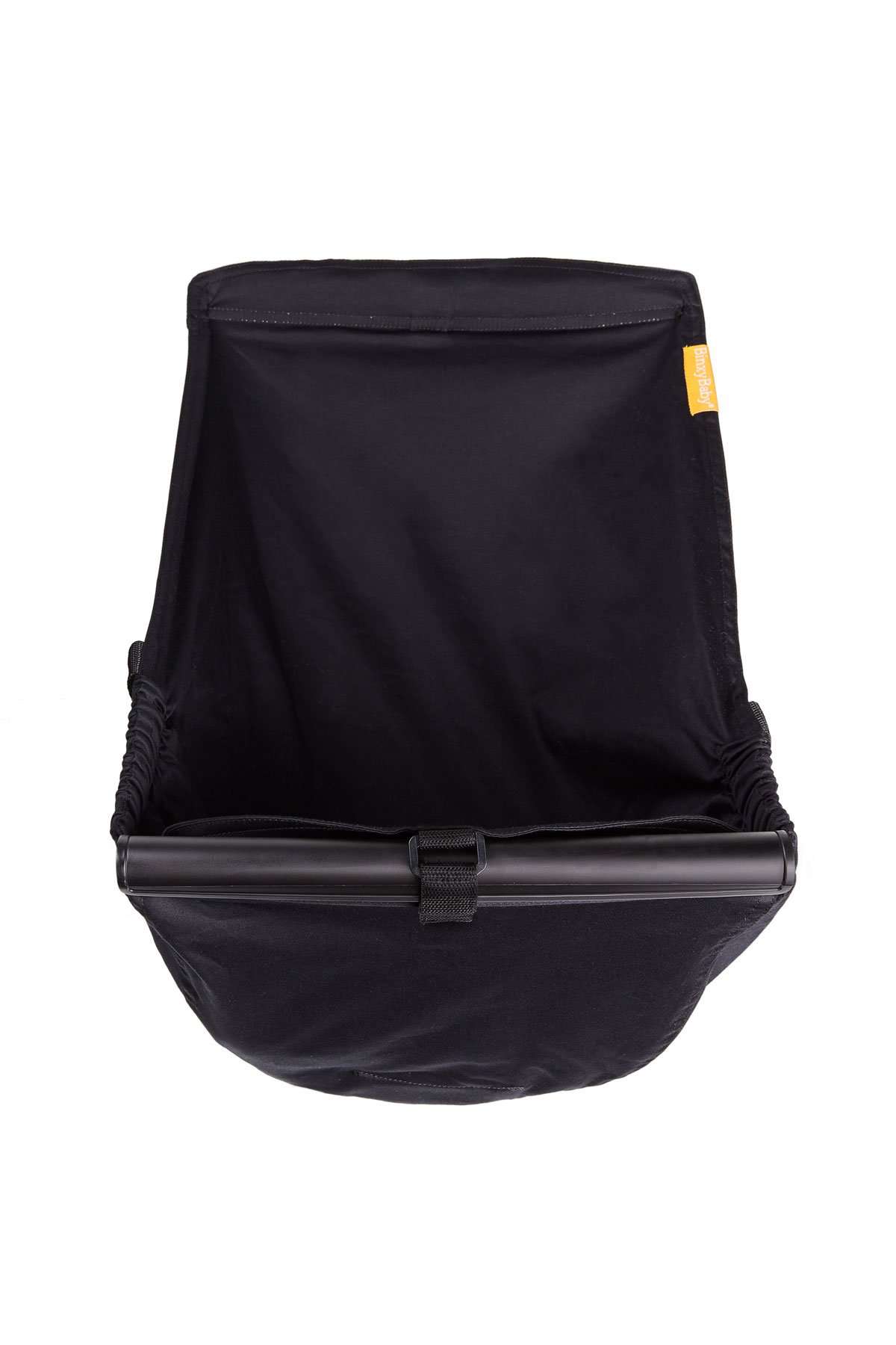 Baby Shopping Cart Hammock | Black Fabric - 97% cotton