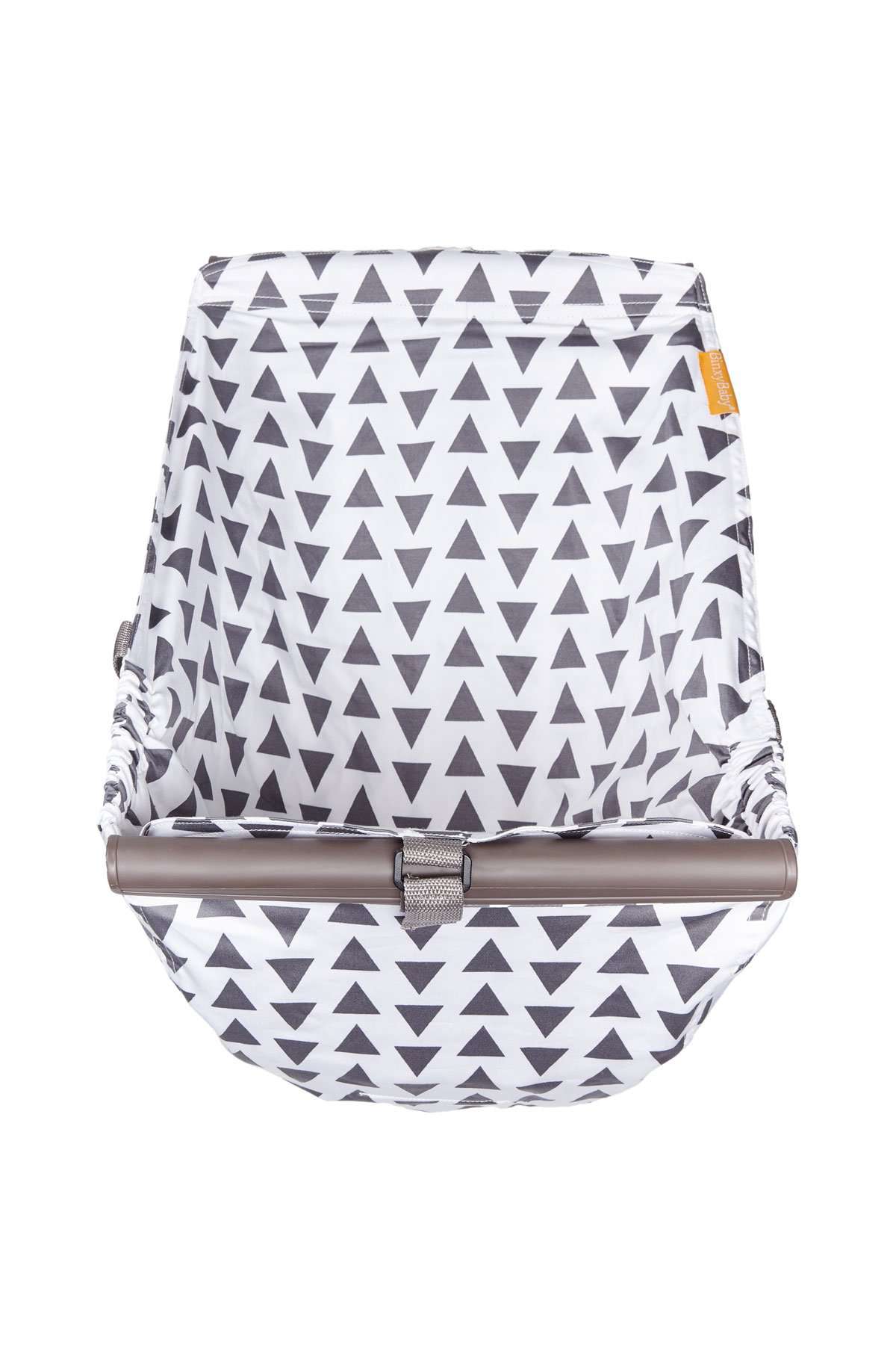 Baby Shopping Cart Hammock | Triangles - 97% cotton