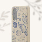 Eco-Friendly Phone Case, Plant based, Biodegradable Case, Shell Design for beach lovers