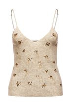 Quartz Embroidered Camisole With Silk Tube Strap