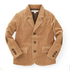 Organic Corduroy Blazer with Elbow Patches - 98% Organic Cotton
