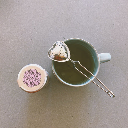 Heart Tea Infuser | Stainless Steel Strainer for Loose-Leaf Tea - The Peony Haus