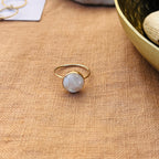 RAINBOW MOONSTONE RING
