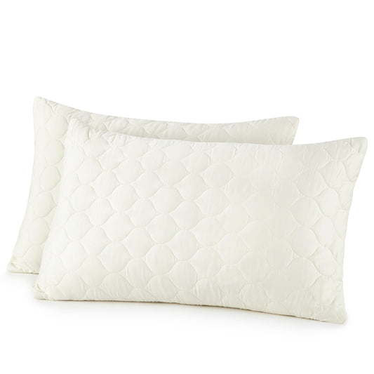 Organic Cotton Quilted Pillow Protectors -  GOTS certified