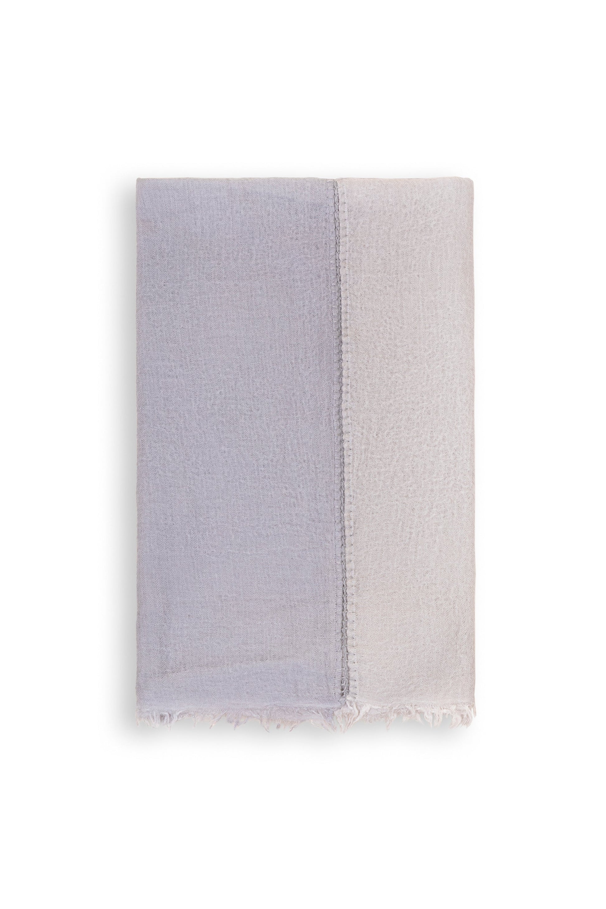 100% Baby Wool | Double Layered Stole Plain Scarf
