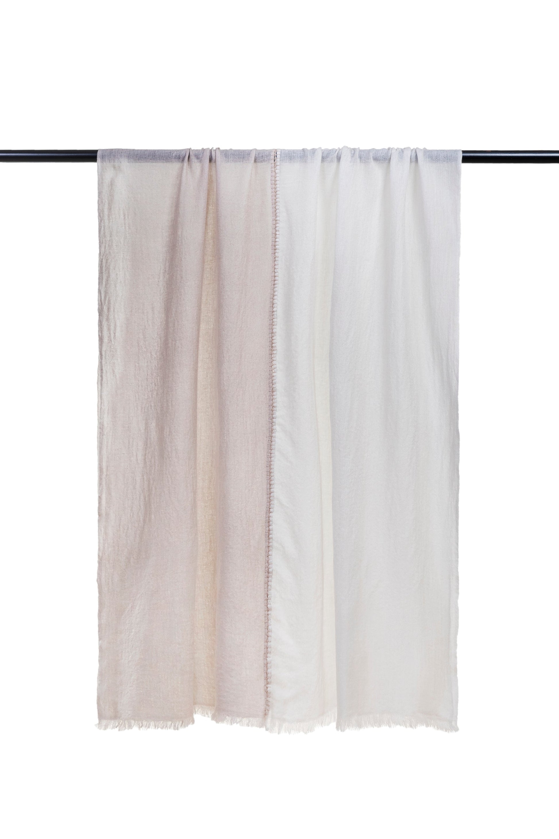 100% Baby Wool | Double Layered Stole Plain Scarf