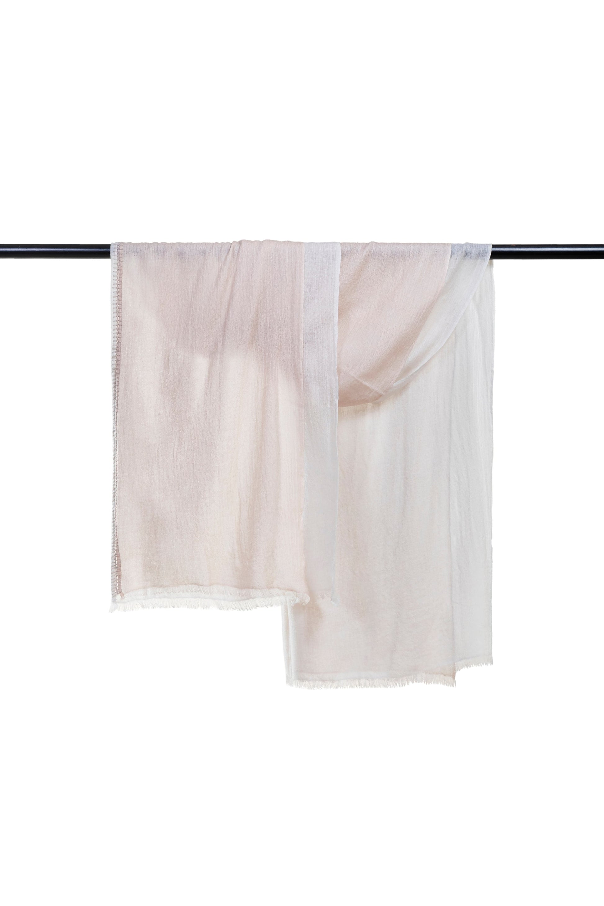 100% Baby Wool | Double Layered Stole Plain Scarf