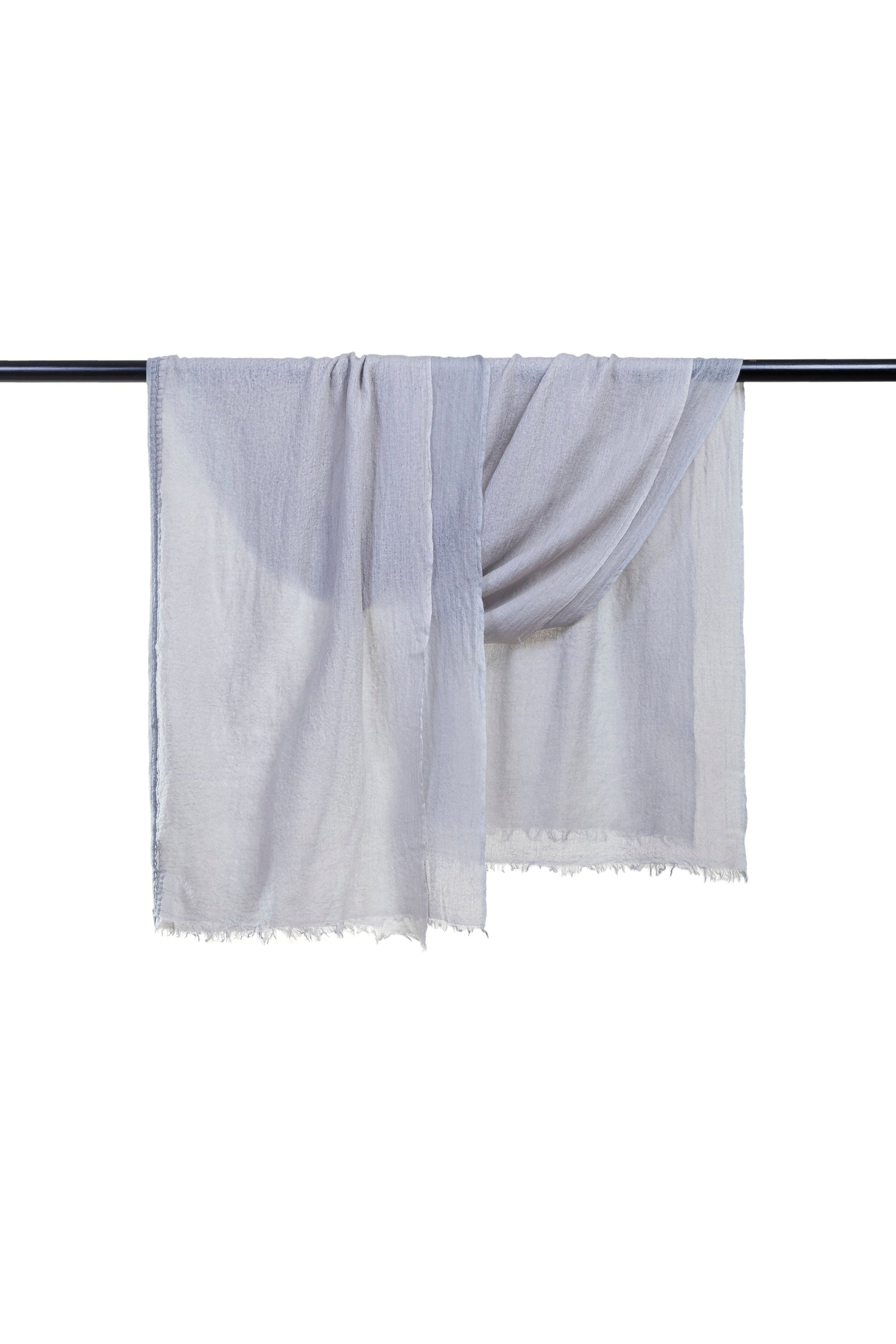 100% Baby Wool | Double Layered Stole Plain Scarf