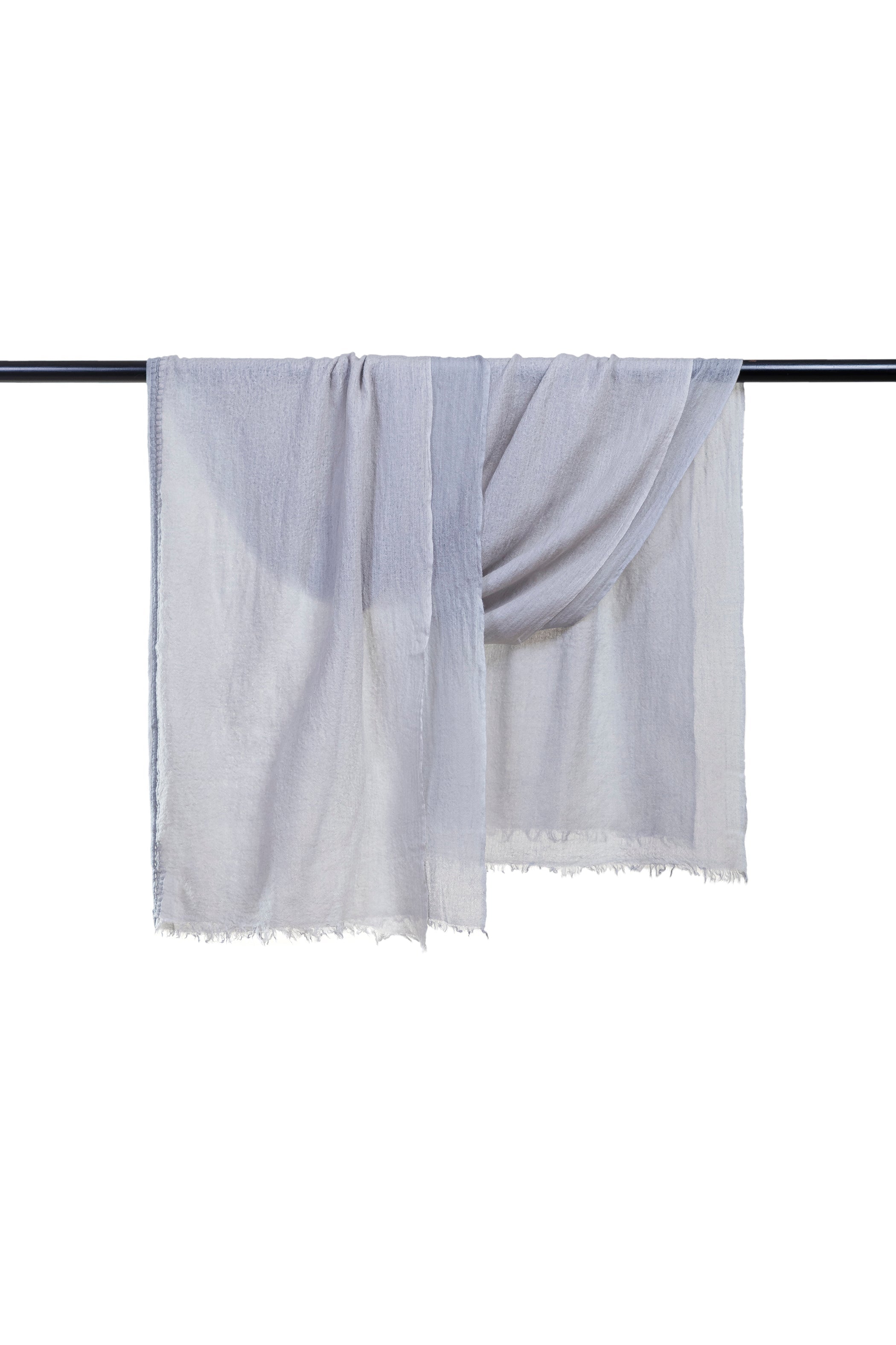 100% Baby Wool | Double Layered Stole Plain Scarf