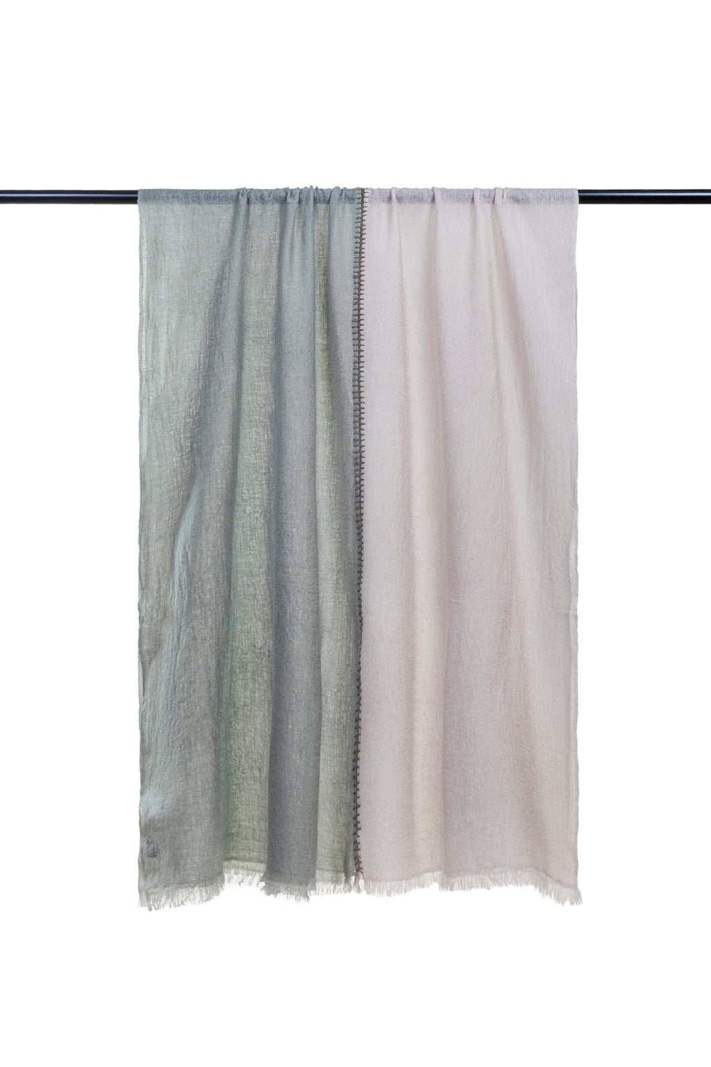 100% Baby Wool | Double Layered Stole Plain Scarf