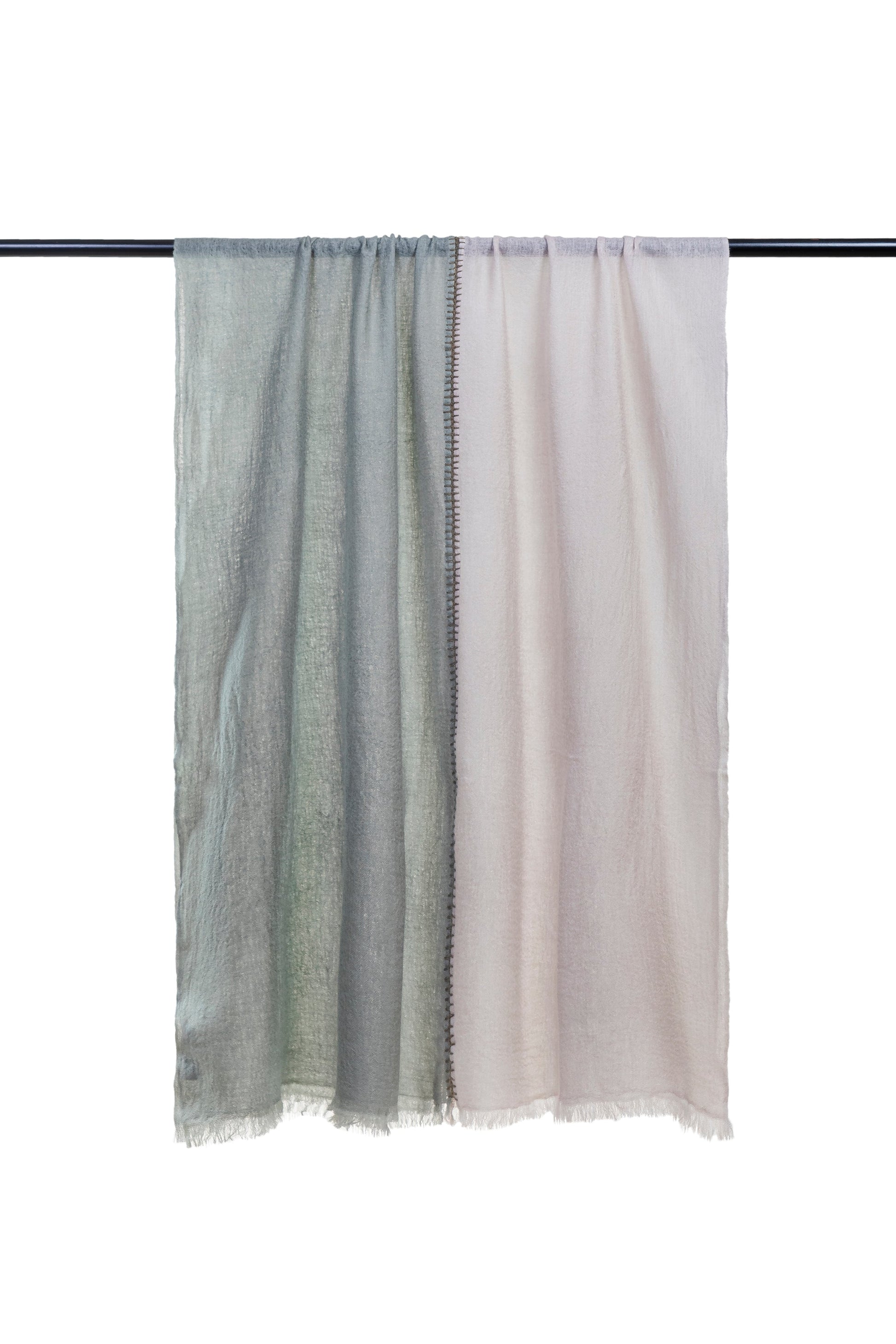 100% Baby Wool | Double Layered Stole Plain Scarf