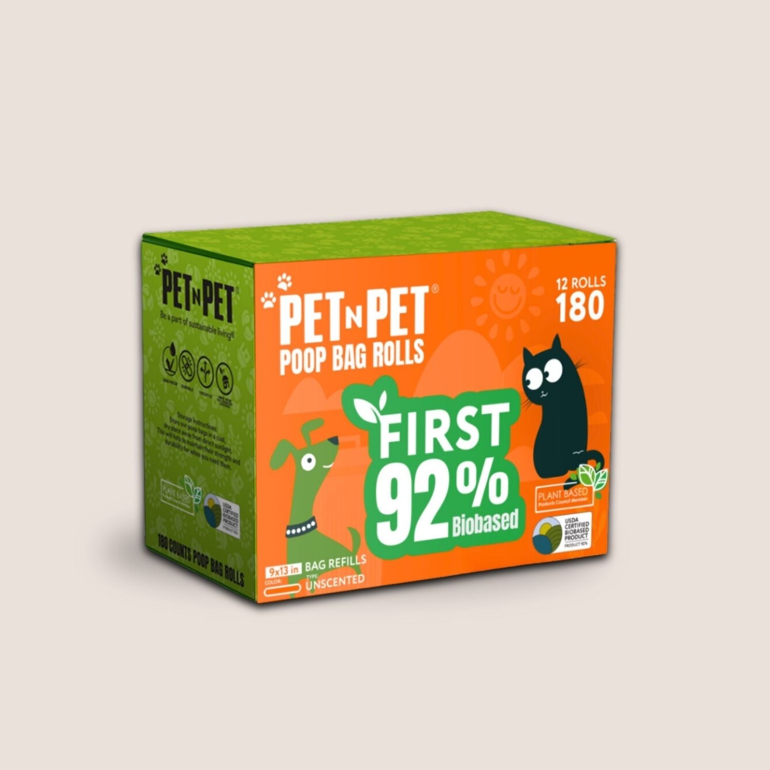 92% Biobased Poop Bags