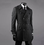 Loose Cashmere Trench Coat