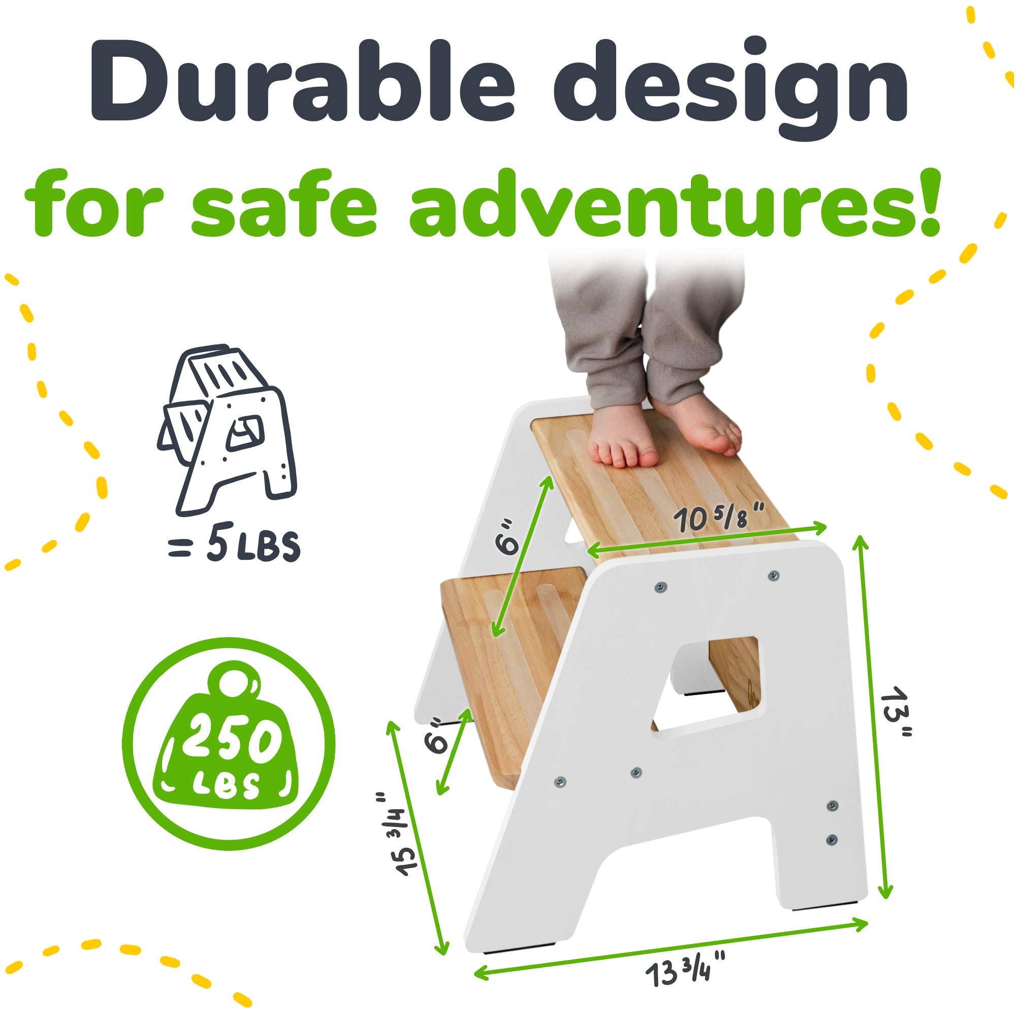 2-Step Stool for Kids