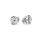 Stud Earring Basket Oval Shaped