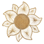 Bloom Handwoven Iraca Placemat