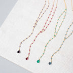 Pink Tourmaline Quartz Kensington Necklace