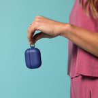 Leather Airpod Case - Cobalt