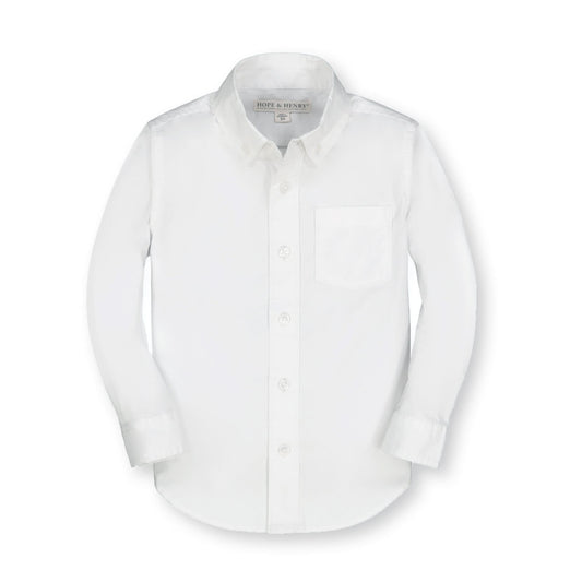 Stretch Poplin Organic Button Down Shirt - Baby
