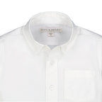 Stretch Poplin Organic Button Down Shirt - 98% Organic Cotton