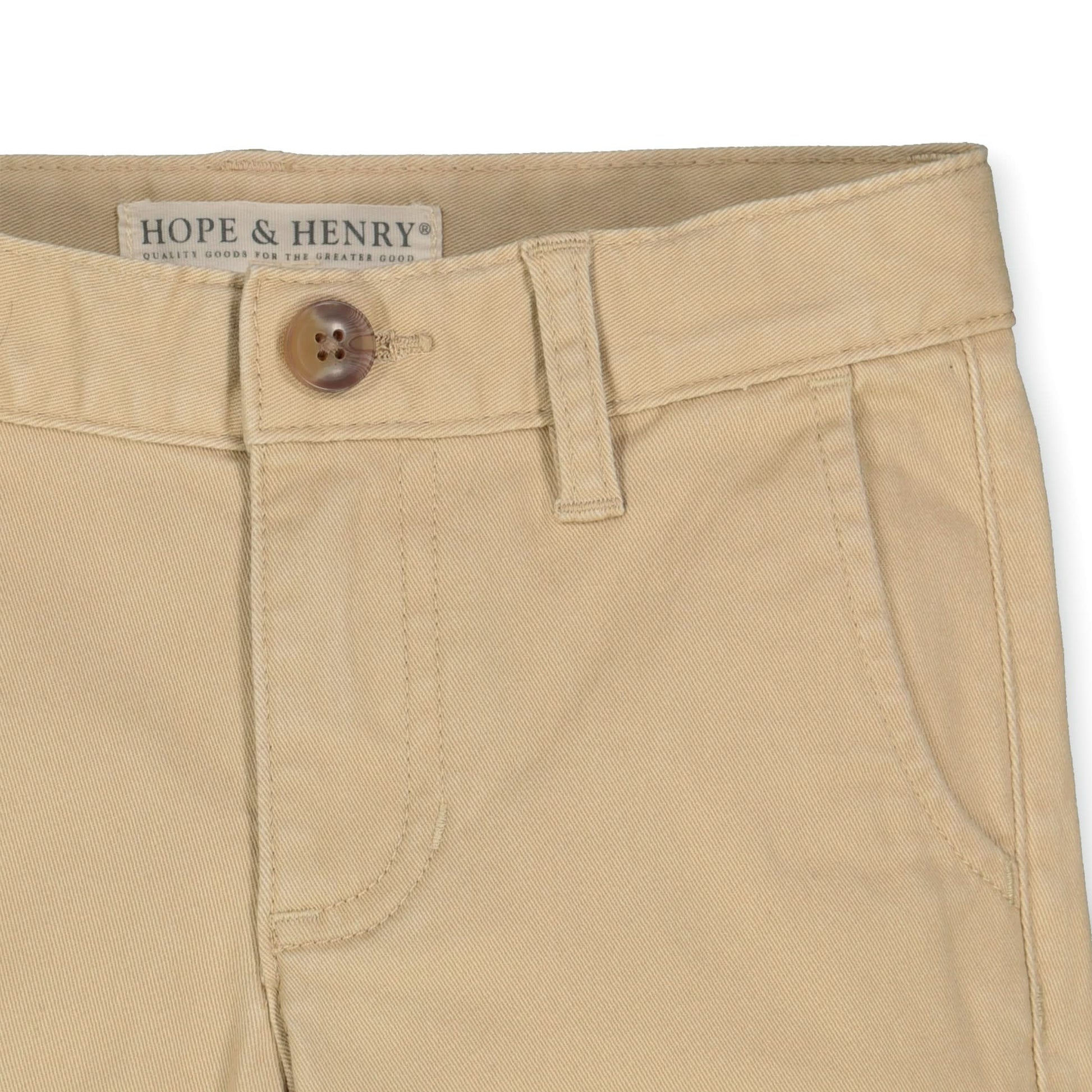 Organic Stretch Twill Chino - 97% Organic Cotton