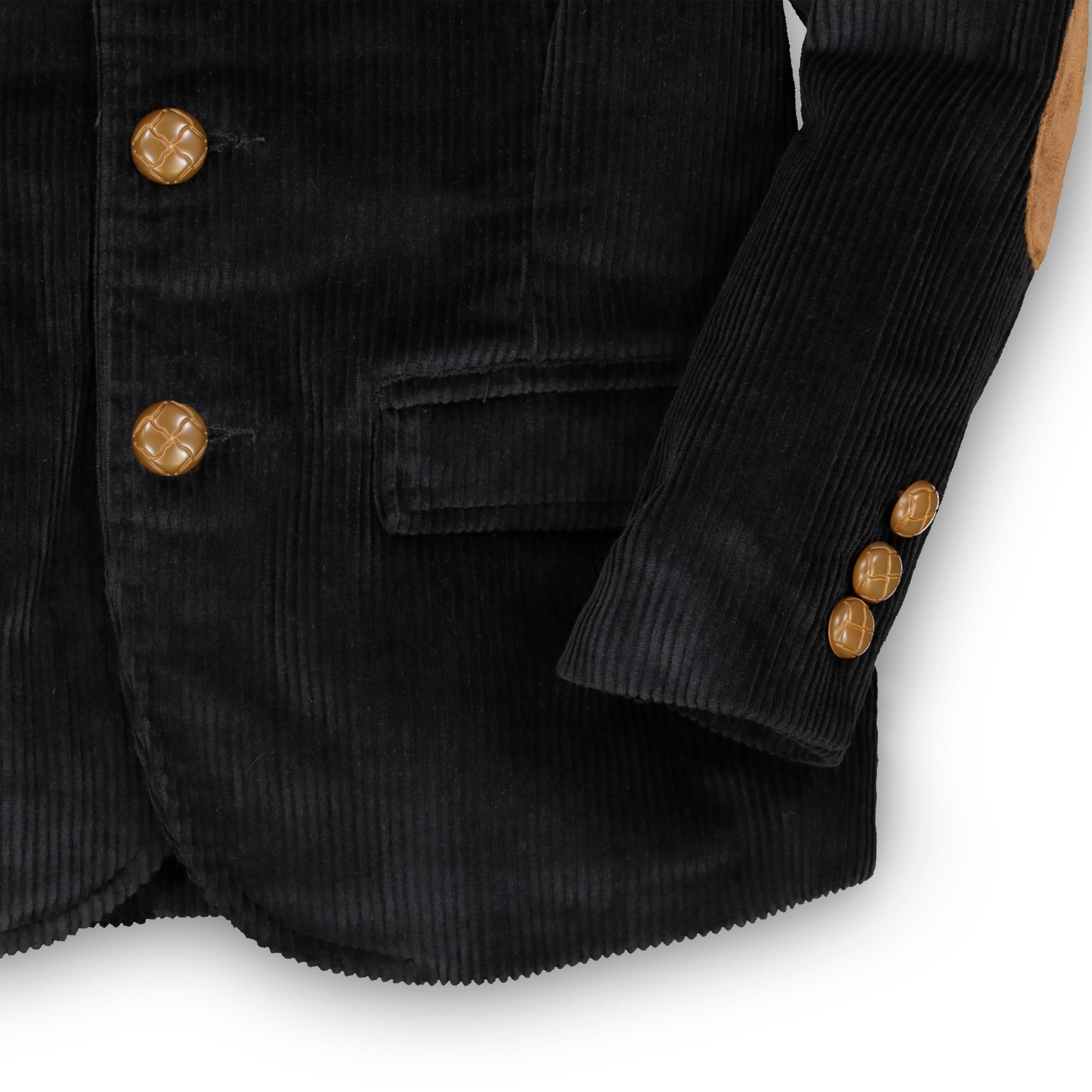 Organic Corduroy Blazer with Elbow Patches - 98% Organic Cotton