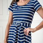 Organic Tie-Waist Knit Dress