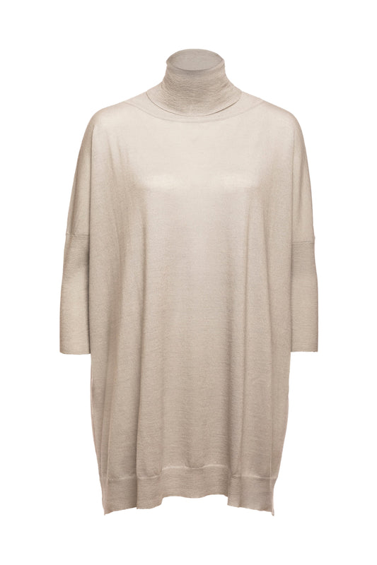 Pyrite Knitted Turtle Neck Top