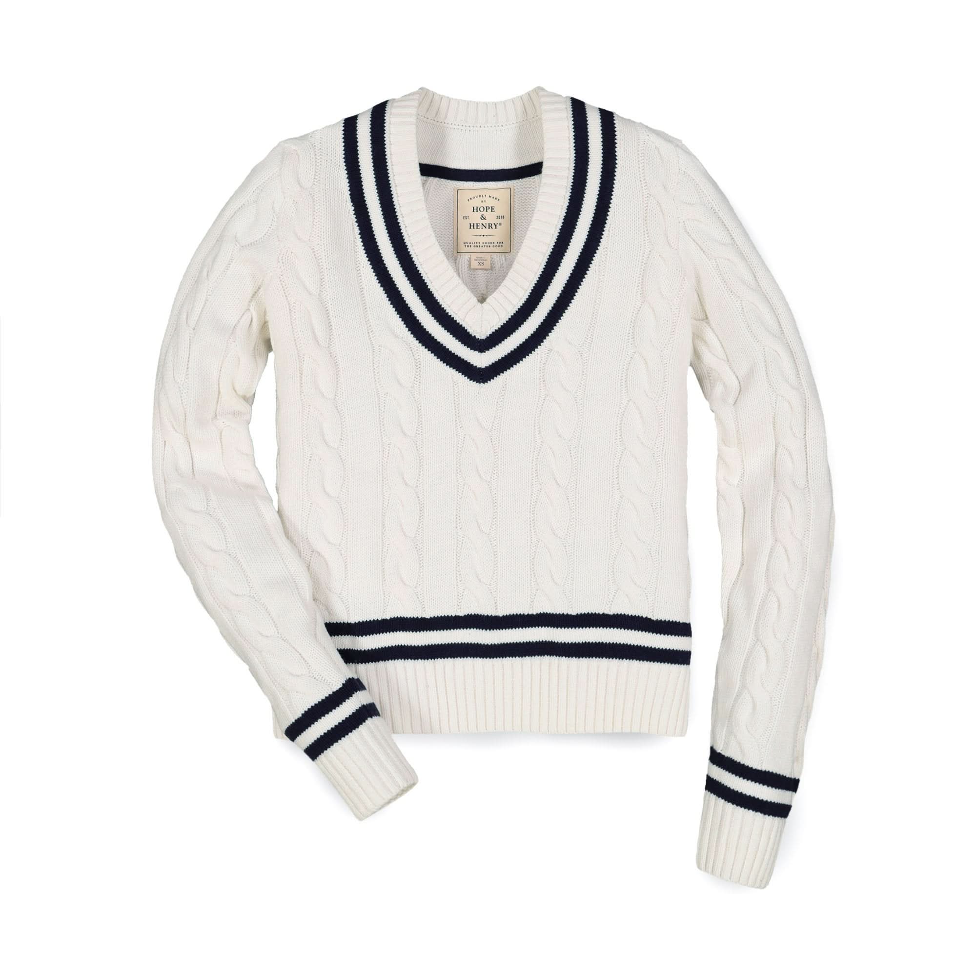 V-Neck Cricket Sweater