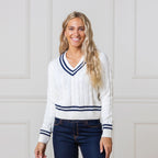V-Neck Cricket Sweater