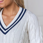 V-Neck Cricket Sweater