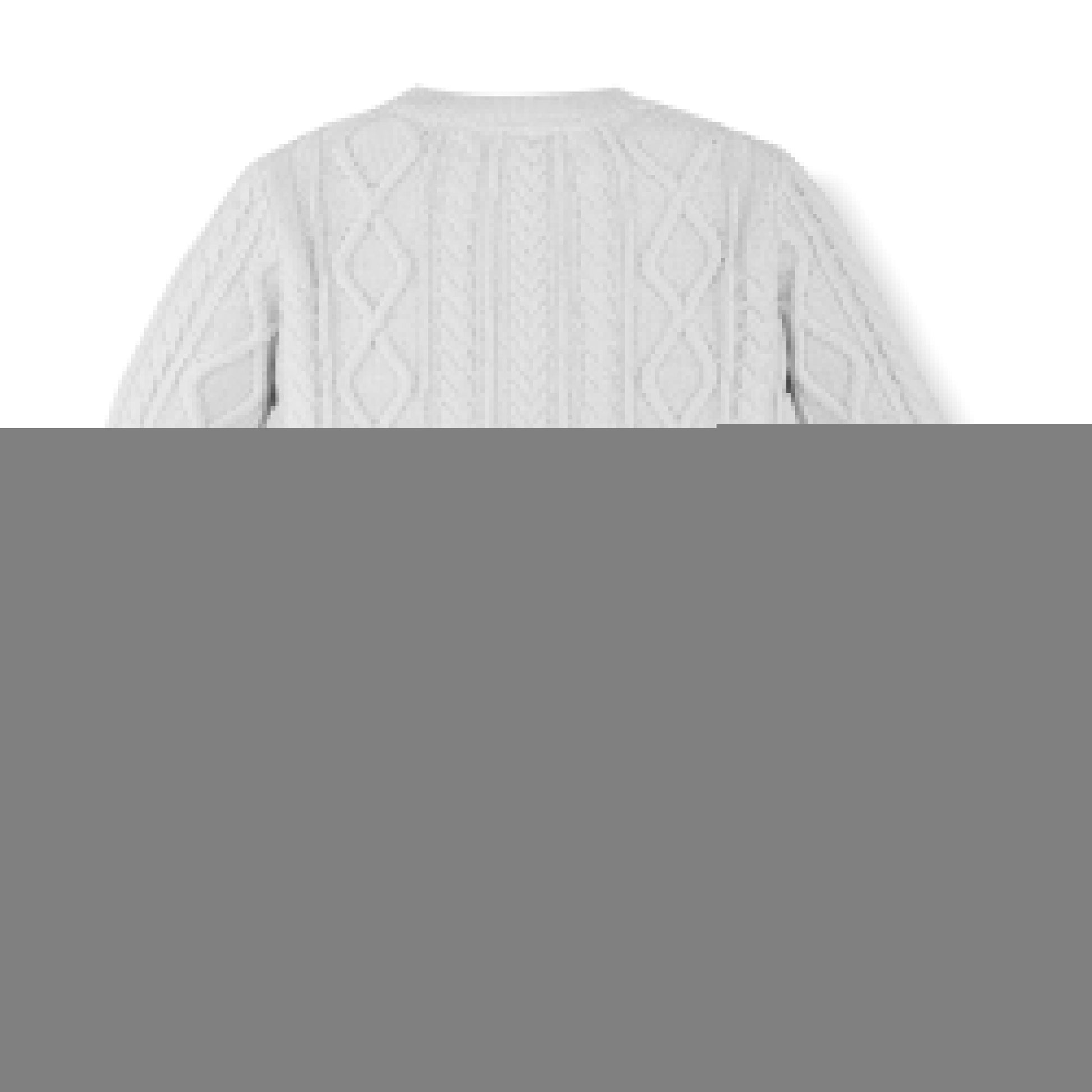 Cable Peplum Cardigan