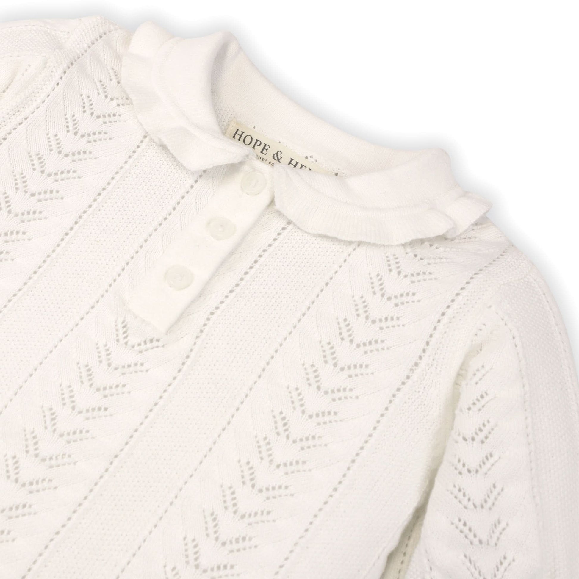 Peter Pan Collar Sweater Polo