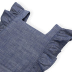 Organic Chambray Ruffle Jumper