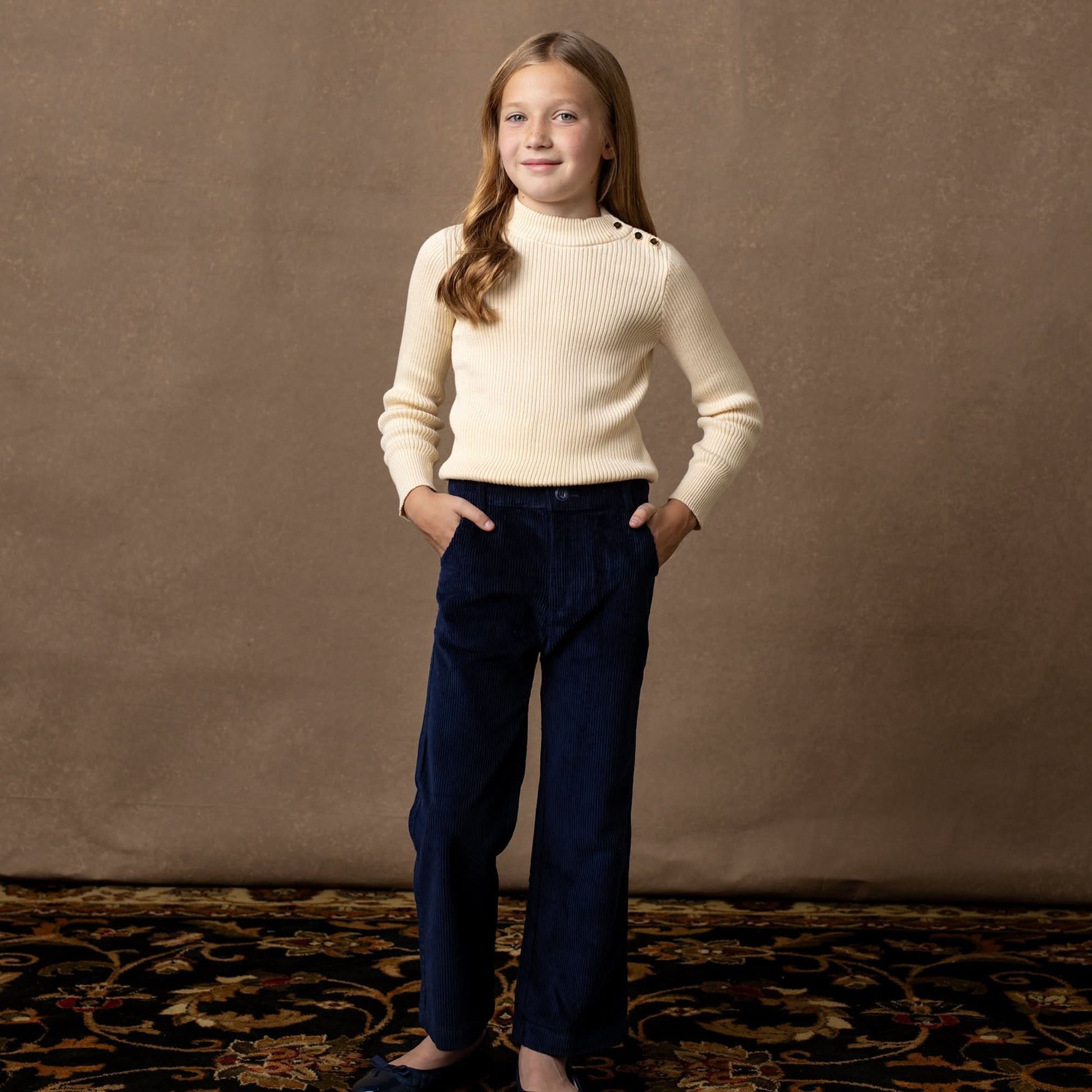 Straight Leg Corduroy Pant - 98% Organic Cotton