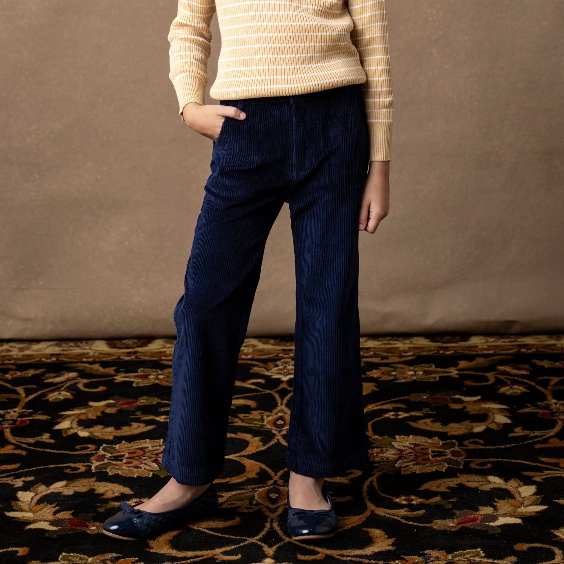 Straight Leg Corduroy Pant - 98% Organic Cotton