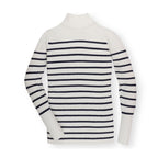 Mock Neck Breton Sweater